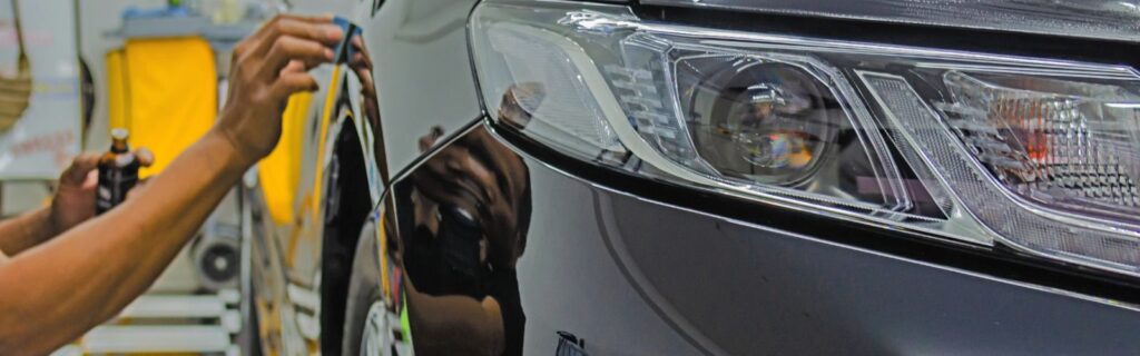 Coating paintwork with Ceramics / Liquid Glass